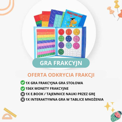 FRACTION GAME | FRAKCJE MAGNETYCZNE DLA DZIECI