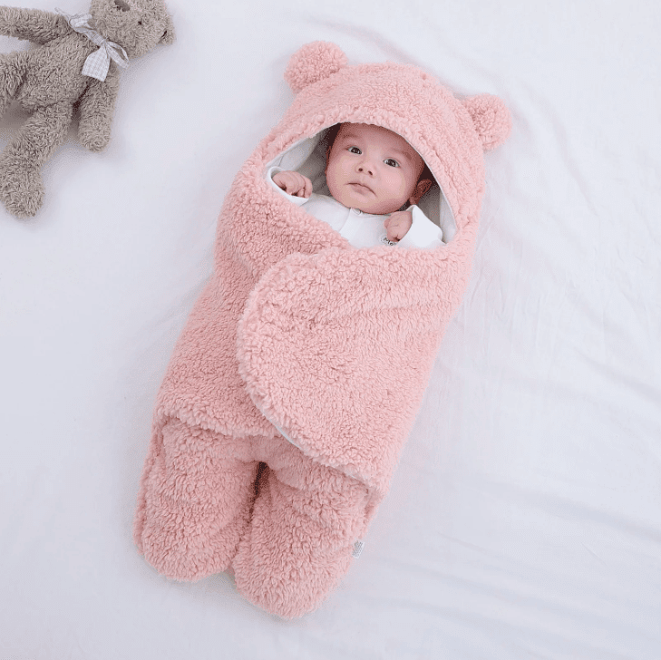 Miękki kocyk do owinięcia dla niemowląt | BABYBLANKET