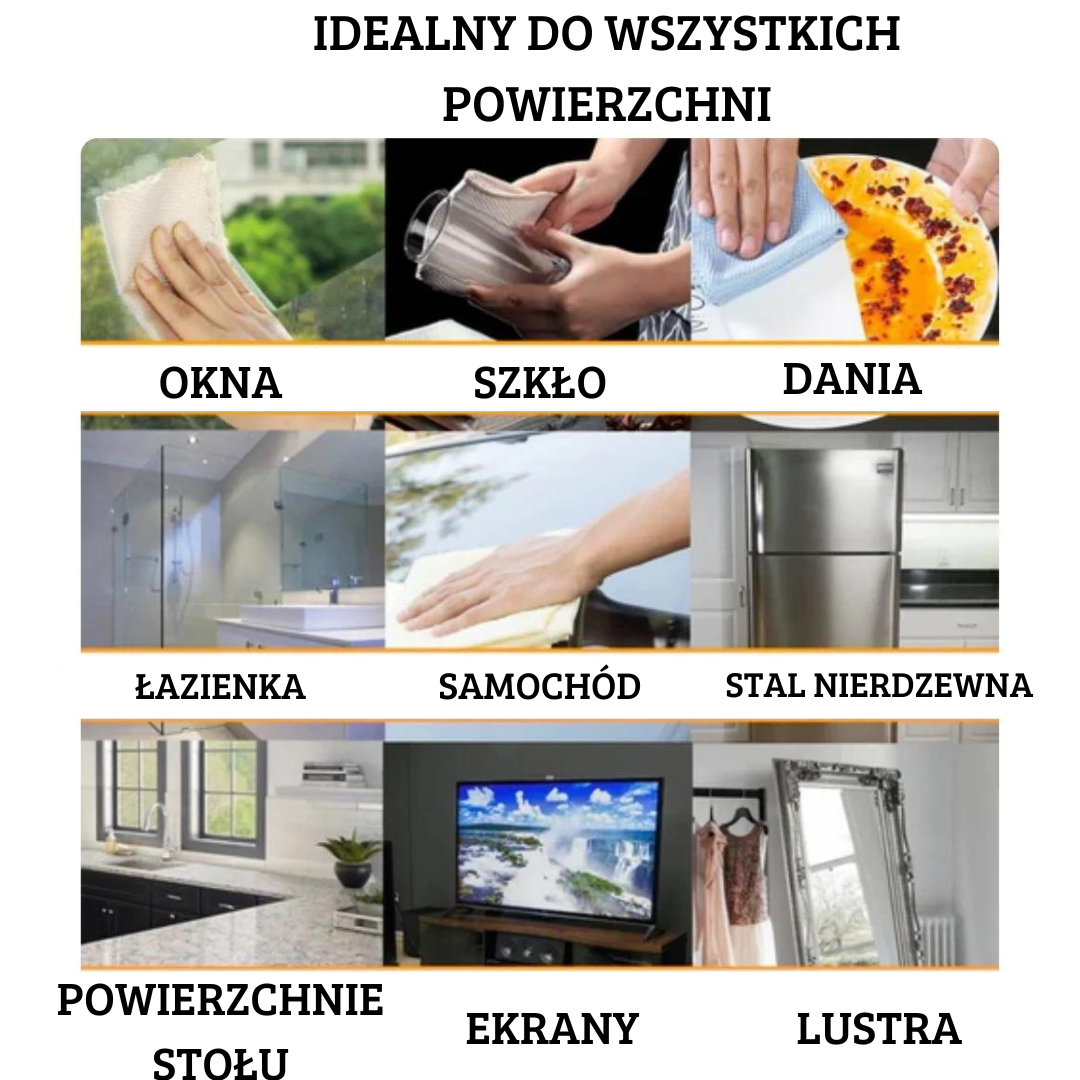 Ściereczki czyszczące „Cleanstreak” - wielokrotnego użytku (5 opakowań)