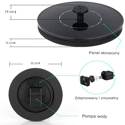 AquaSplash™ | Fontanna zasilana energią słoneczną