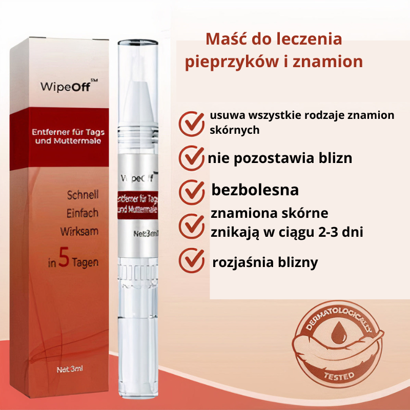 WipeOff Pro™ - maść do usuwania znamion i pieprzyków