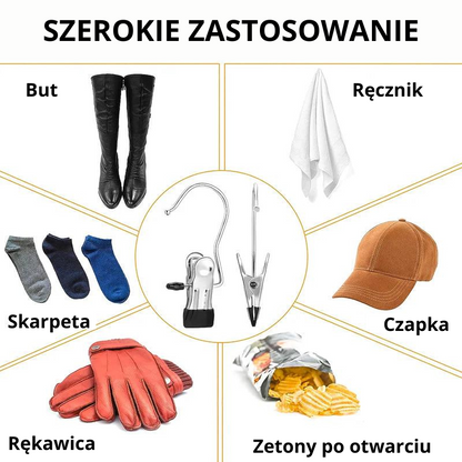 Wytrzymałe haki do zawieszania (10 sztuk)