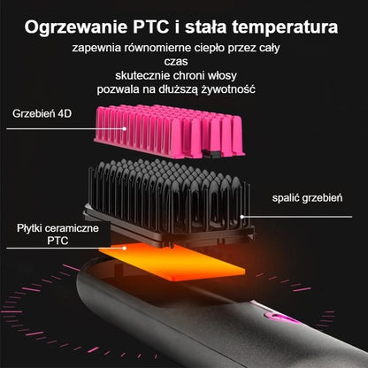 InstantGlamBrush™ – Twój przenośny partner w pielęgnacji włosów