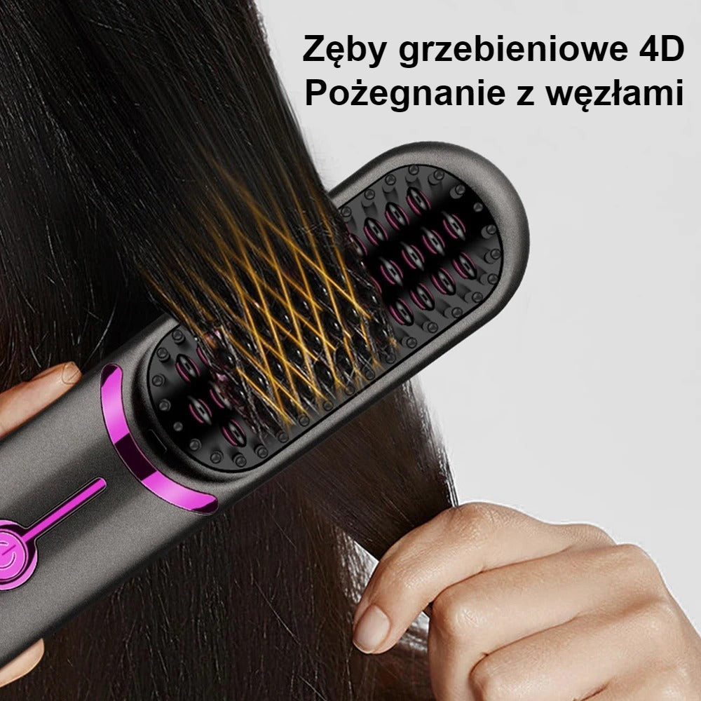 InstantGlamBrush™ – Twój przenośny partner w pielęgnacji włosów