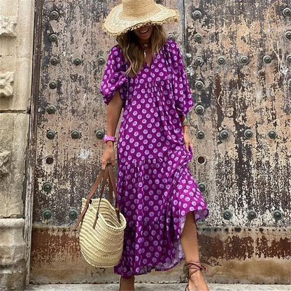 SUKIENKA MAXI W STYLU BOHO