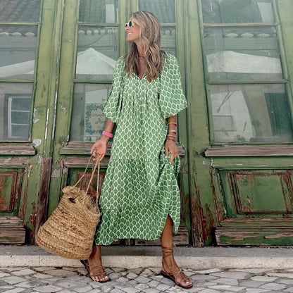 SUKIENKA MAXI W STYLU BOHO