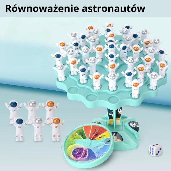 Zrównoważona gra planszowa z astronautami