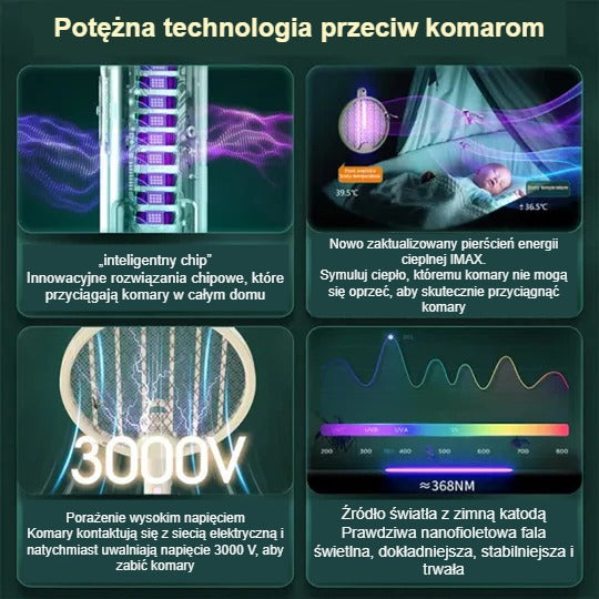 Składana moskitiera 4 w 1