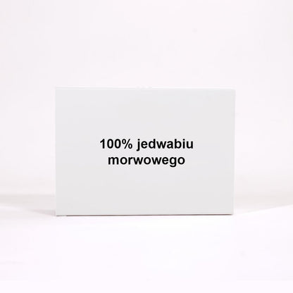 Poszewka na poduszkę ze 100% jedwabiu - biała