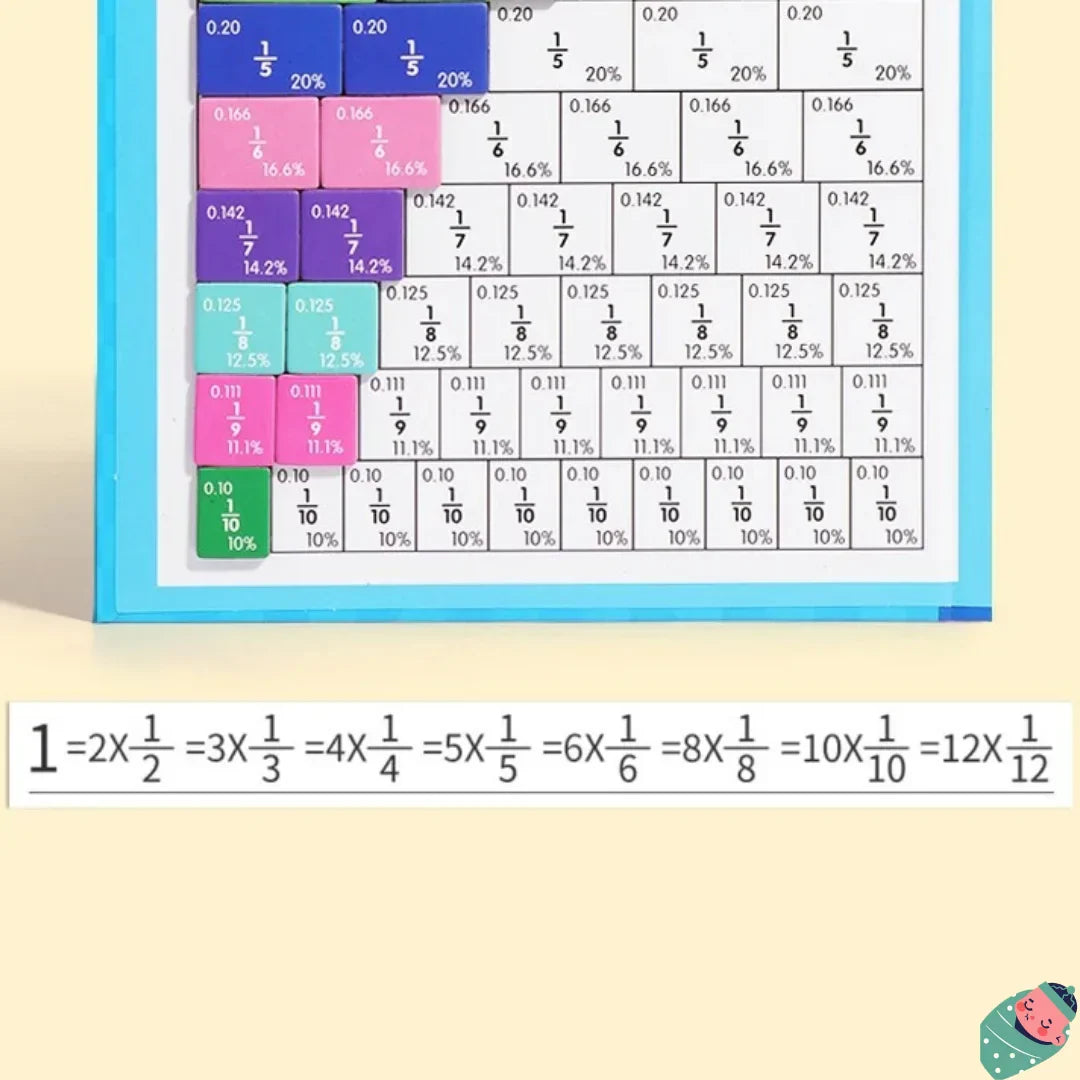 FRACTION GAME | FRAKCJE MAGNETYCZNE DLA DZIECI