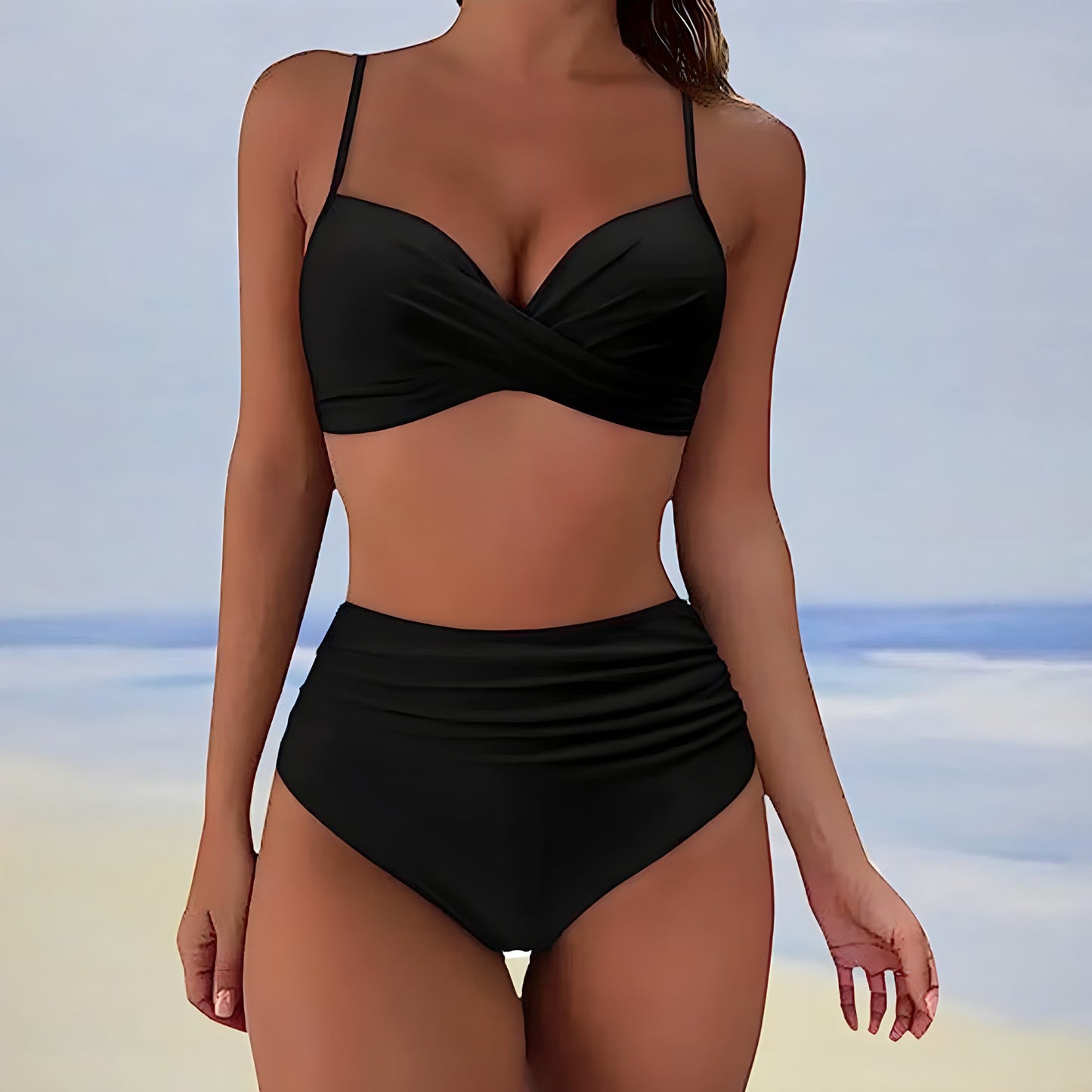 AVELINE - STYLOWE BIKINI Z WYSOKIM TALIĄ